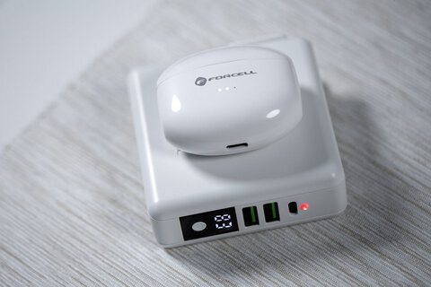 FORCELL F-AUDIO suchawki bezprzewodowe / bluetooth stereo TWS CLEAR Sound biae FORCELL F-AUDIO suchawki bezprzewodowe / bluetooth stereo TWS CLEAR Sound biae