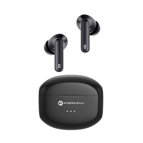 FORCELL F-AUDIO suchawki bezprzewodowe / bluetooth stereo TWS CLEAR Sound czarne