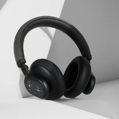 FORCELL F-AUDIO suchawki bezprzewodowe nagowne ANC Touch Beat czarne