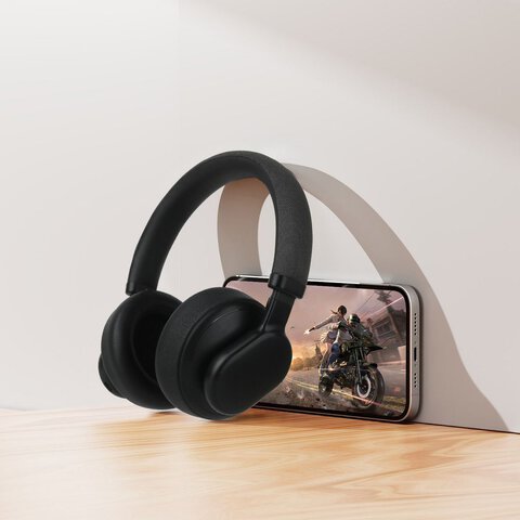 FORCELL F-AUDIO suchawki bezprzewodowe nagowne ANC Touch Beat czarne