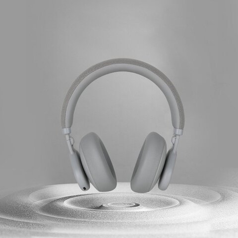 FORCELL F-AUDIO suchawki bezprzewodowe nagowne ANC Touch Beat szare