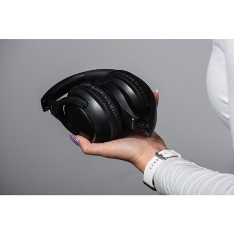 FORCELL F-AUDIO Vibe ANC słuchawki bezprzewodowe bluetooth nagłowne ANC + TUYA APP czarne