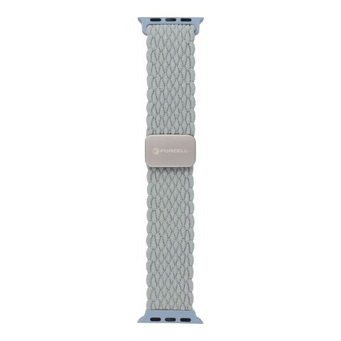 FORCELL F-DESIGN FA02 pasek magnetyczny nylonowy do APPLE Watch 38 / 40 / 41 mm jasny zielony