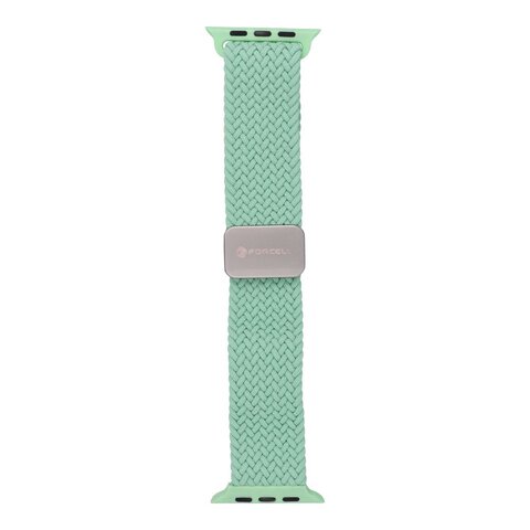 FORCELL F-DESIGN FA02 pasek magnetyczny nylonowy do APPLE Watch 42 / 44 / 45 / 49 mm pistacjowy