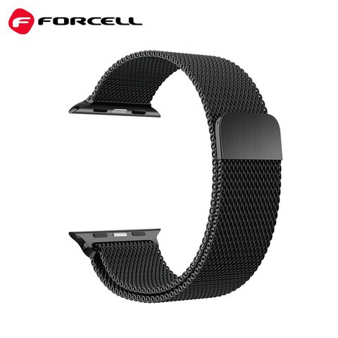 FORCELL F-DESIGN FA03 pasek do APPLE Watch 38 / 40 / 41 mm czarny