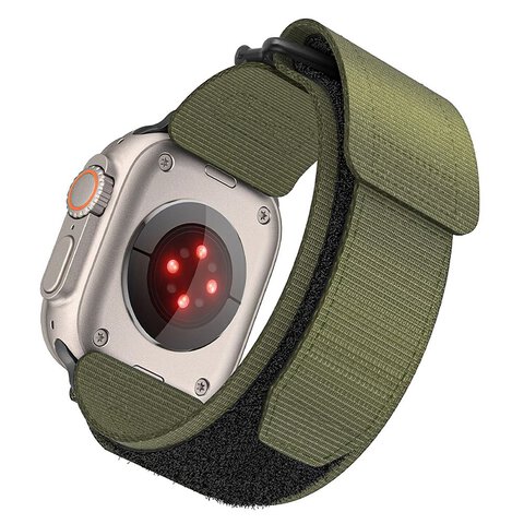 FORCELL F-DESIGN FA05 pasek nylonowy do APPLE Watch 38 / 40 / 41 mm zielony