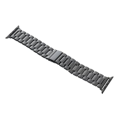 FORCELL F-DESIGN FA10 pasek do APPLE Watch 42 / 44 / 45 / 49 mm czarny