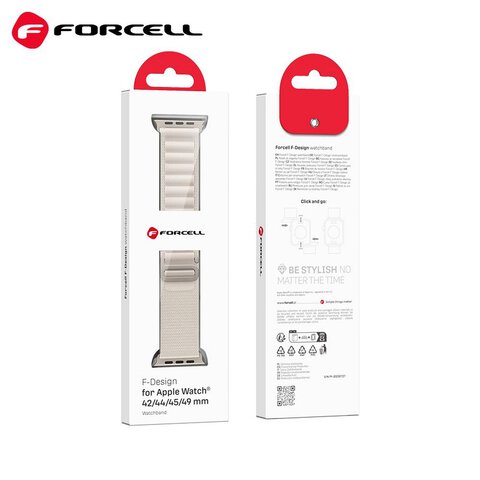 FORCELL F-DESIGN FA13 pasek / opaska do Apple Watch 38/40/41mm gwiezdny