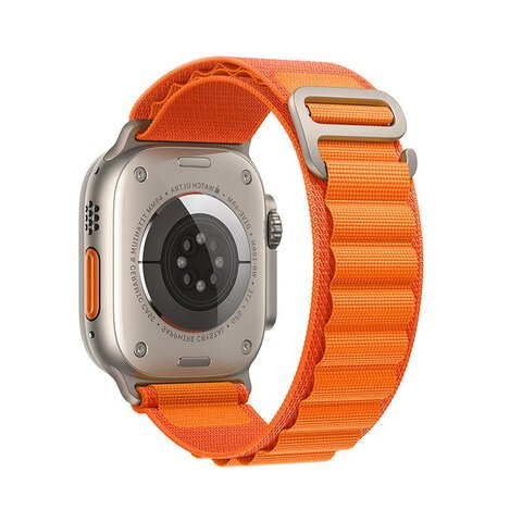FORCELL F-DESIGN FA13 pasek / opaska do Apple Watch 42/44/45/49mm pomaraczowa