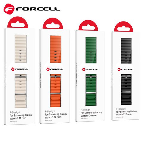 FORCELL F-DESIGN FS01 pasek / opaska do Samsung Watch 22mm zielony
