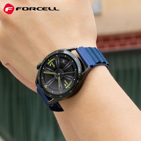 FORCELL F-DESIGN FS05 pasek do SAMSUNG Watch 22 mm granatowy