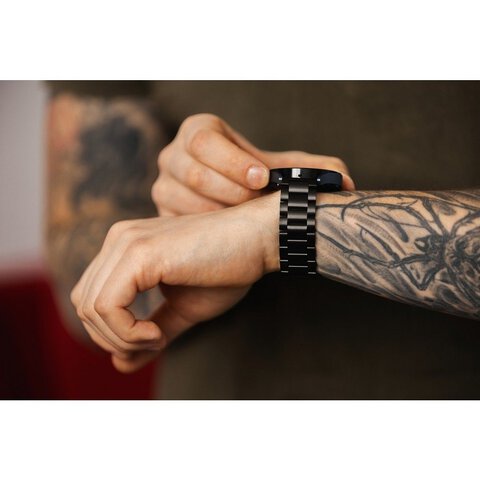 FORCELL F-DESIGN FS06 pasek / opaska do Samsung Watch 22mm srebrna