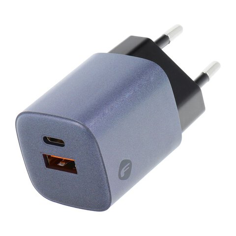 Forcell F-Energy adowarka Sieciowa GaN - 33W z portami: USB C i USB A z adowaniem PD i QC 4.0