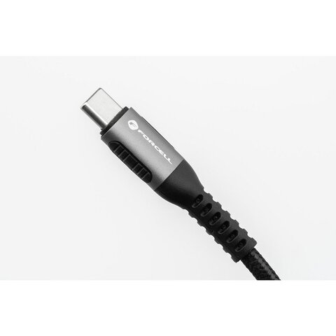 FORCELL F-ENERGY C259 kabel Typ C do Lightning PD 3A 27W Cafule 1,2 m czarny