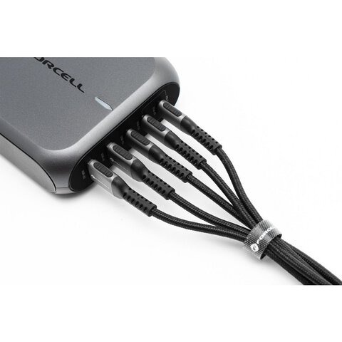 FORCELL F-ENERGY C259 kabel Typ C do Lightning PD 3A 27W Cafule 1,2 m czarny