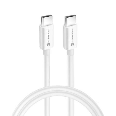 FORCELL F-ENERGY C339 kabel Typ C do Typ C PD QC4.0 5A 100W 1 m biały