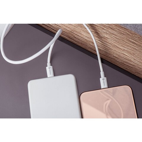 FORCELL F-ENERGY C339 kabel Typ C do Typ C PD QC4.0 5A 100W 1 m biały