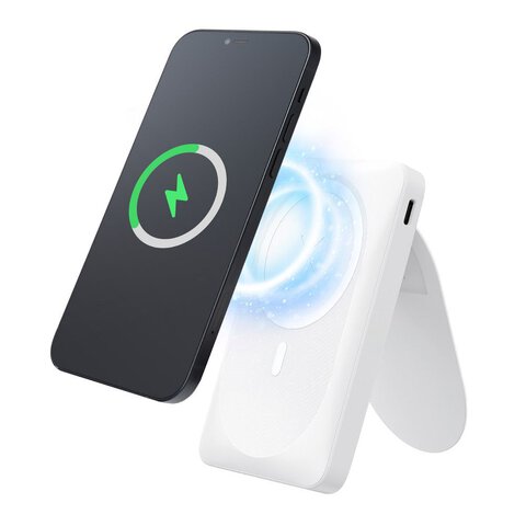 FORCELL F-ENERGY F10K2 MagStand powerbank kompatybilny z MagSafe PD QC3.0 5A 20W 10 000 mAh biay