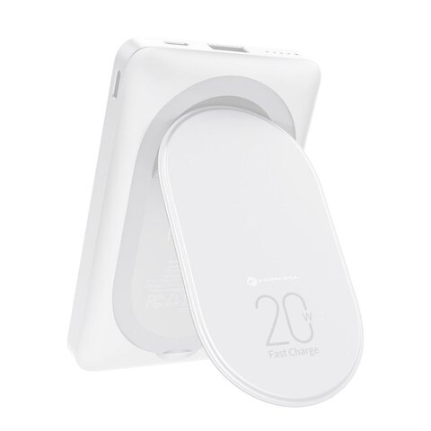 FORCELL F-ENERGY F10K2 MagStand powerbank kompatybilny z MagSafe PD QC3.0 5A 20W 10 000 mAh biay