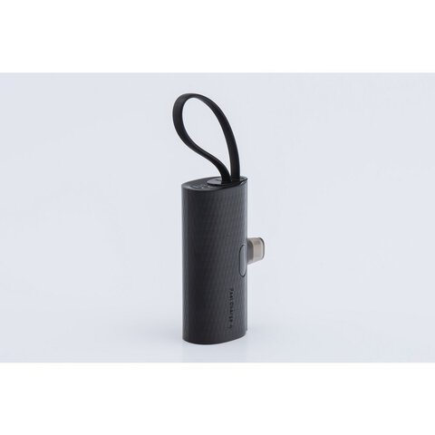 FORCELL F-ENERGY Power Plug F5K3 powerbank 5 000mAh z wbudowanym zczem Typ C PD 20W czarny