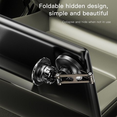 FORCELL F-Grip IronSecure uchwyt samochodowy do szyby/deski magnetyczny czarny