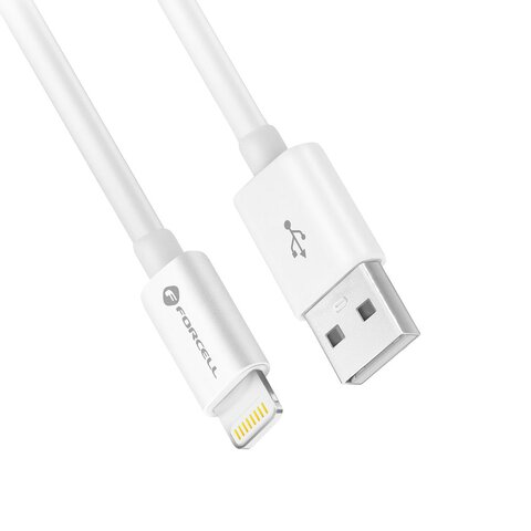 FORCELL kabel USB A do Lightning 8-pin MFi 2,4A/5V 12W C703 1m biay