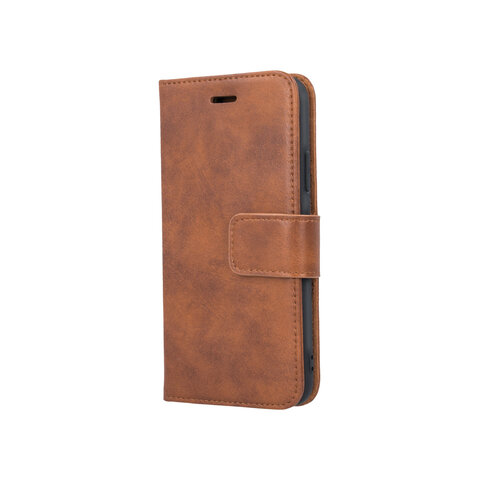 Forever Classic Leather Book Case do iPhone XS Max brązowy