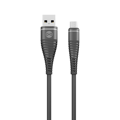 Forever kabel Shark USB - microUSB 1,0 m 2A czarny 