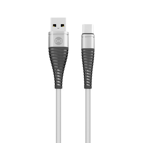 Forever kabel Shark USB - USB-C 1,0 m 2A biały 