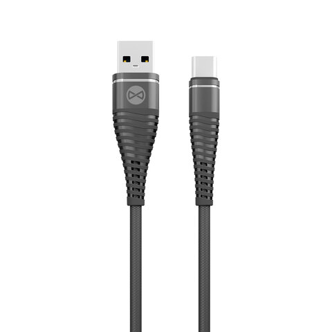 Forever kabel Shark USB - USB-C 1,0 m 2A czarny 