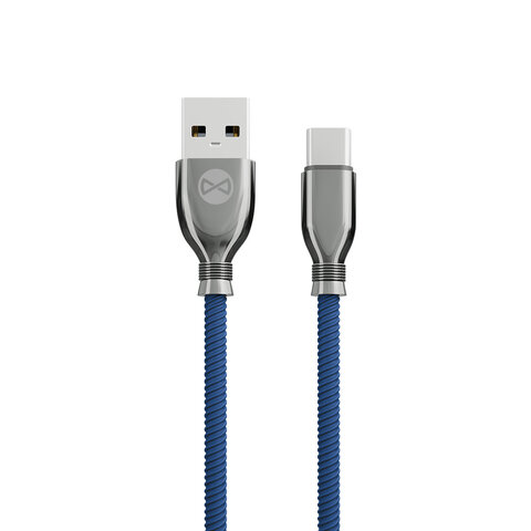 Forever kabel Tornado USB - USB-C 1,0 m 3A granatowy 