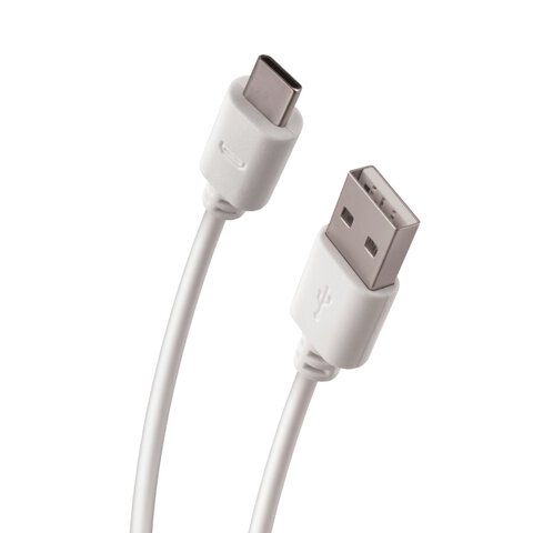 Forever kabel USB - USB-C 1,0 m 2A biały 