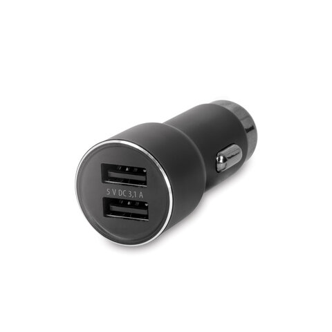 Forever ładowarka samochodowa CC-04 2x USB 3,1A czarna