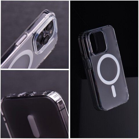 Futera Frost Mag Cover kompatybilny z MagSafe do IPHONE 12 PRO transparent
