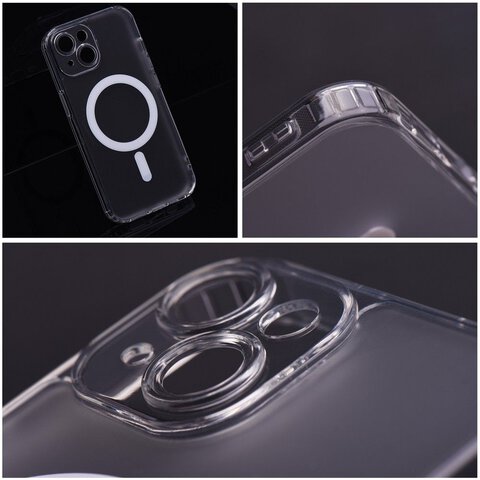 Futera Frost Mag Cover z ochron aparatu kompatybilny z MagSafe do IPHONE 12 PRO MAX transparent