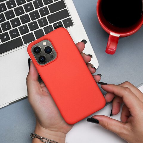 Futera SILICONE do XIAOMI Redmi NOTE 13 PRO 5G brzoskwiniowy