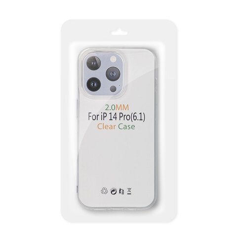 Futerał CLEAR CASE 2 mm do IPHONE 15 (camera protection) transparentny