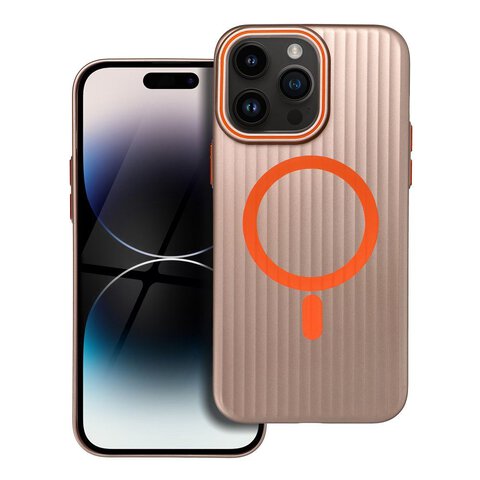 Futerał SIMPLY kompatybilny z MagSafe do IPHONE 14 Pro Max tytan pustynny Futerał SIMPLY kompatybilny z MagSafe do IPHONE 14 Pro Max tytan pustynny