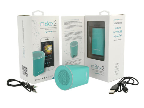 Głośnik bezprzewodowy bluetooth Movano MBOX2 miętowy