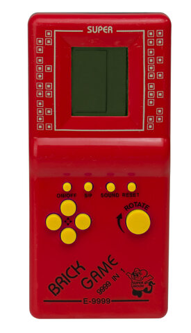  Elektroniczna gierka Tetris czerwona