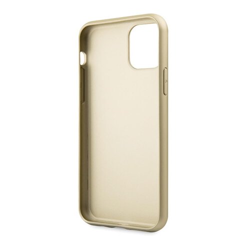 Guess nakładka do iPhone 11 GUHCN61G4GG szary hard case 4G Collection