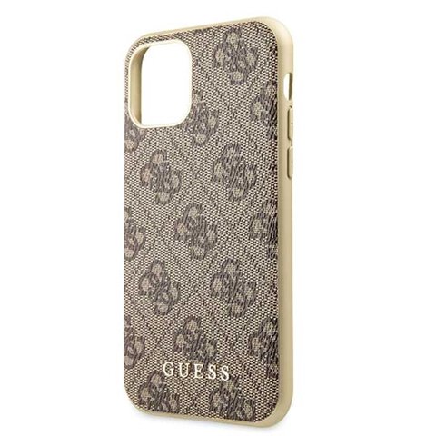 Guess iPhone 11 Pro GUHCN58G4GB brązowy hard case 4G Collection