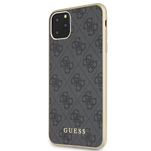 Guess iPhone 11 Pro Max GUHCN65G4GG szary hard case 4G Collection