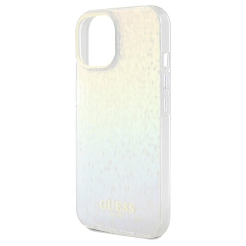 Guess nakładka do iPhone 14 6,1" GUHCP14SHDECMI HC IML FACETED MIRROR DISCO IRIDESCENT