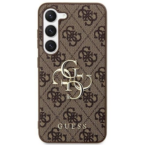Guess nakładka do Samsung Galaxy S24+ S926 GUHCS24M4GMGBR brązowa hardcase 4G Big Metal Logo