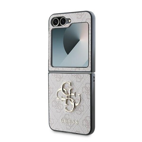 Guess nakładka do Samsung Galaxy Z Flip6 GUE003741 różowa 4G Metal Logo