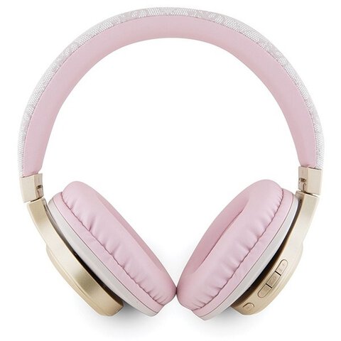 GUESS słuchawki bezprzewodowe bluetooth nauszne GUBH604GEMP (4G Script) różowe
