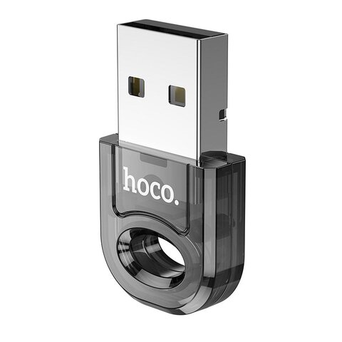 HOCO adapter USB A bluetooth UA28 transparentny czarny