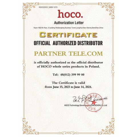 HOCO adowarka samochodowa USB A + Typ C + kabel Typ C do Typ C PD QC3.0 3A 30W Z53A fioletowa