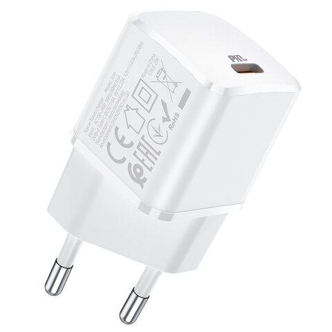 HOCO adowarka sieciowa Typ C PD 20W N10 biaa